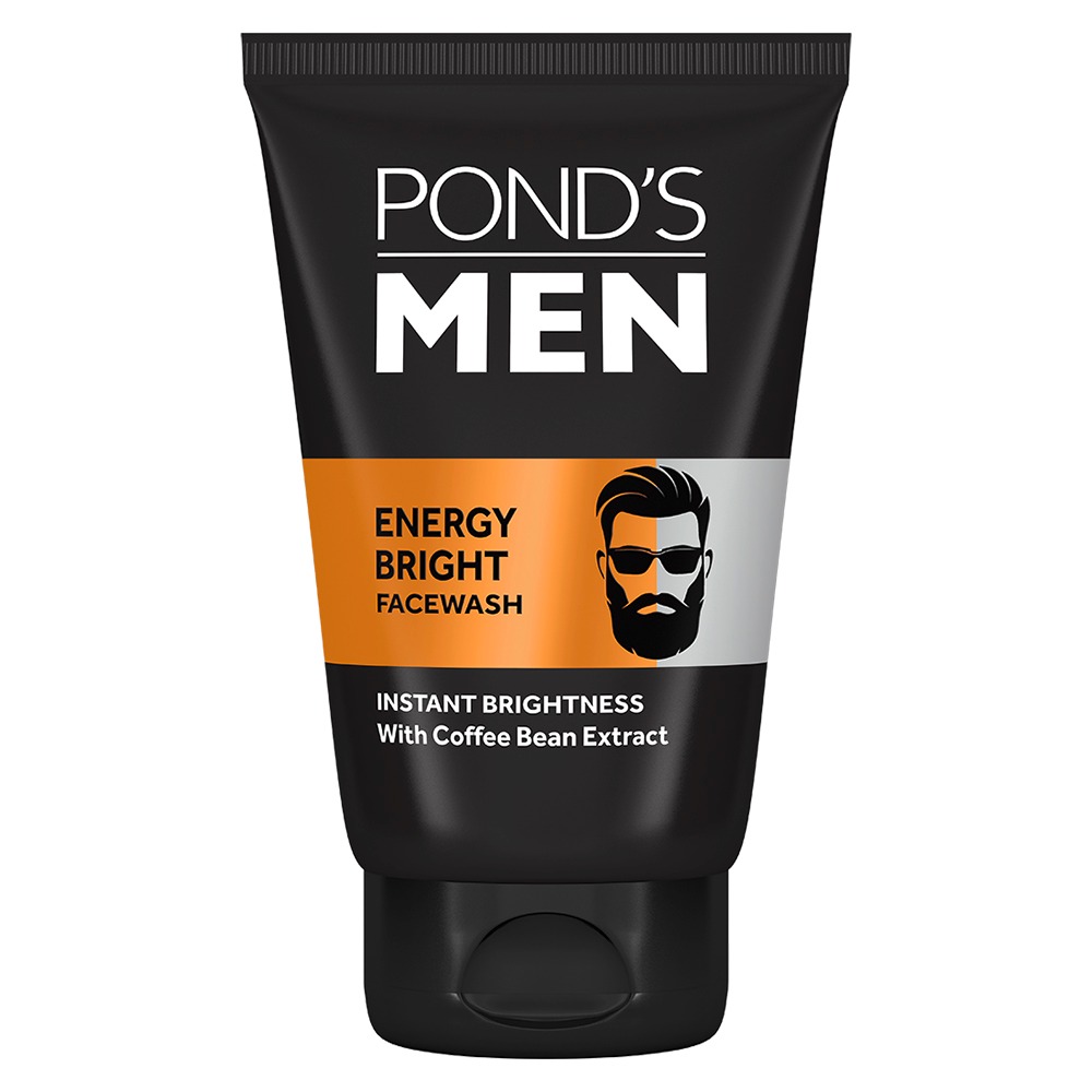 Pond's Men Energy Bright Anti-Dullness Facewash With Coffee Bean, 100 g