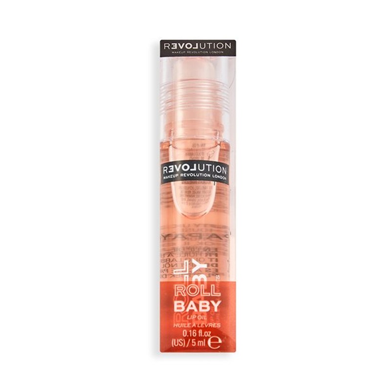 Makeup Revolution Relove Roll Baby Lip Oil Papaya