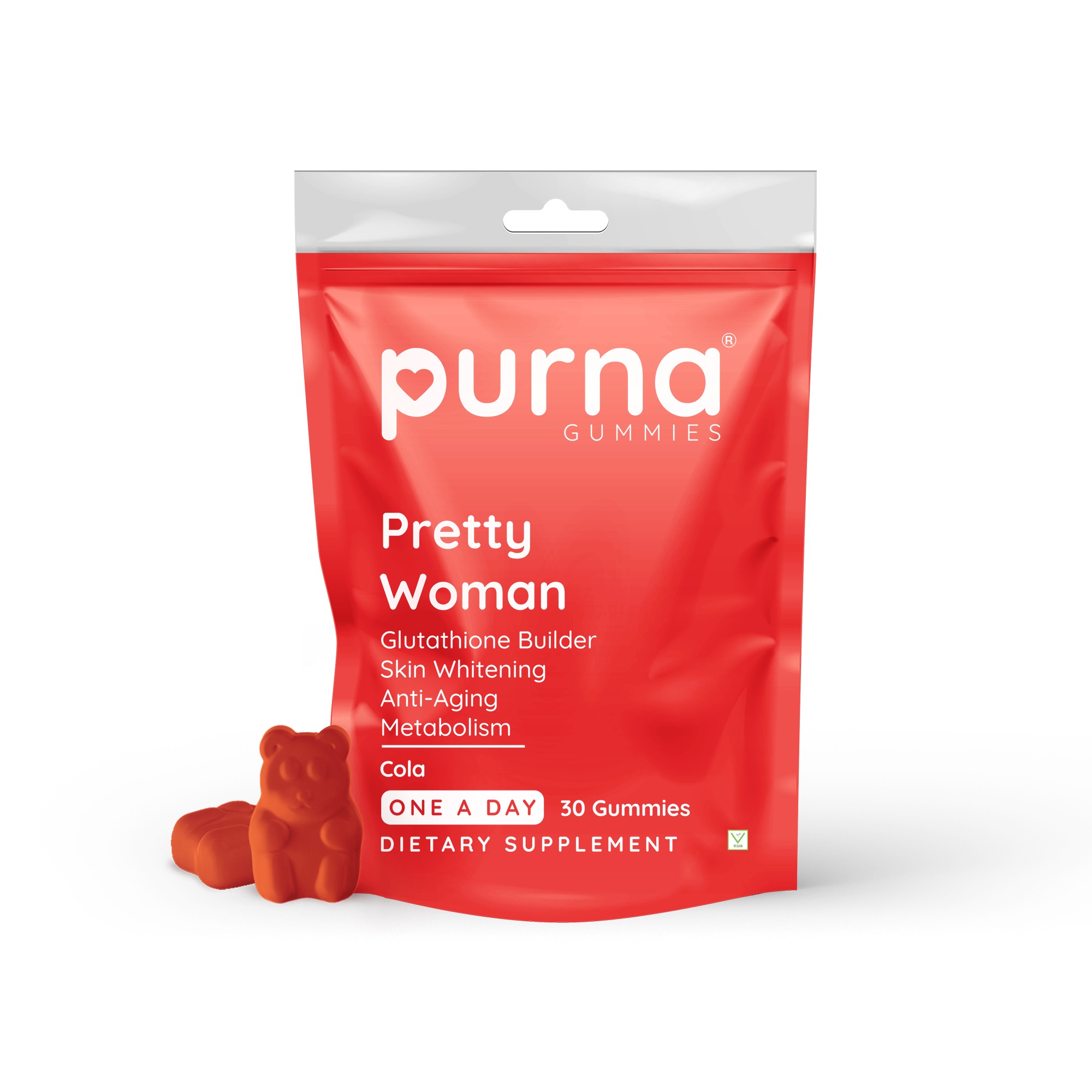 Purna Gummies Glutathione Cola flavor