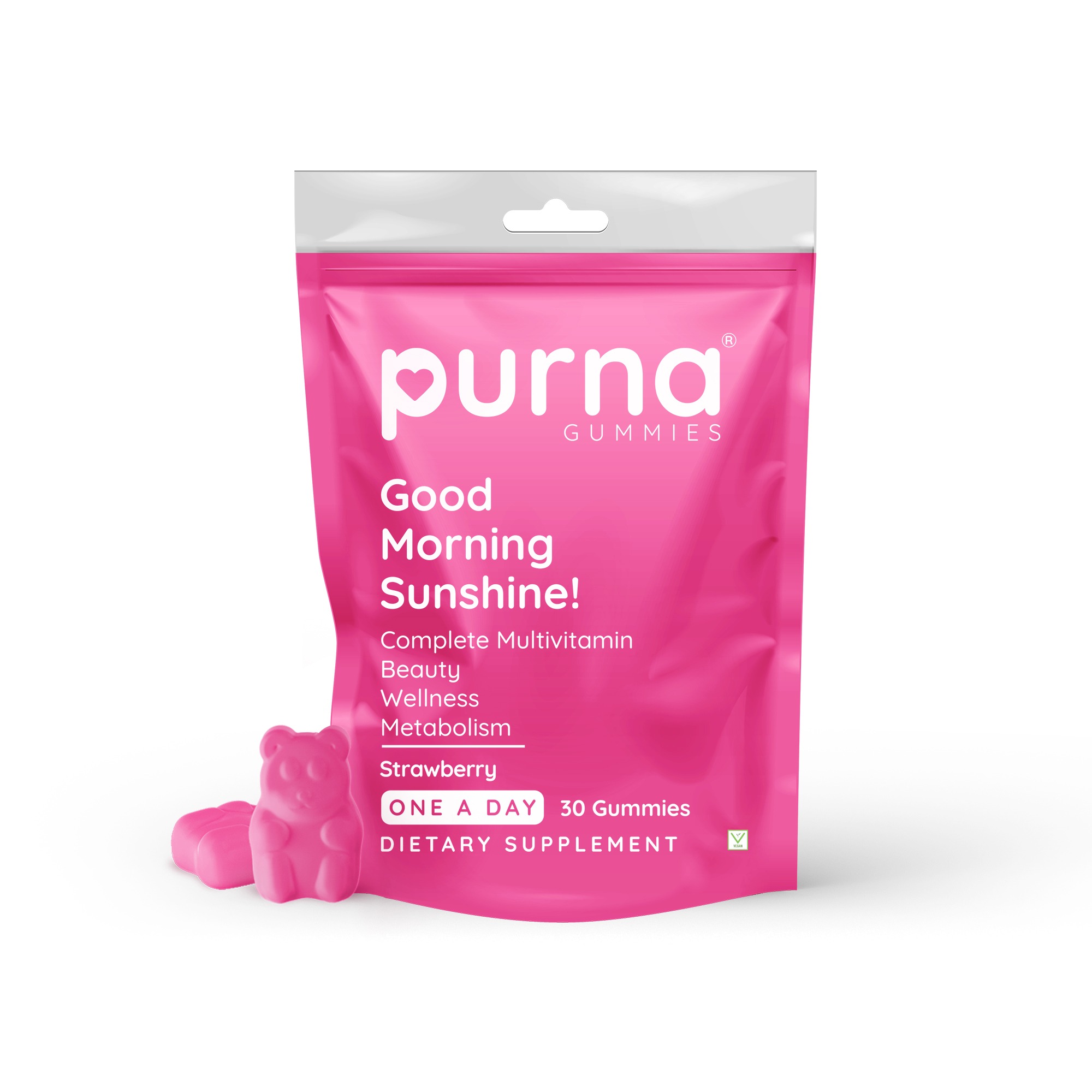 Purna Gummies Multivitamin - Strawberry flavor