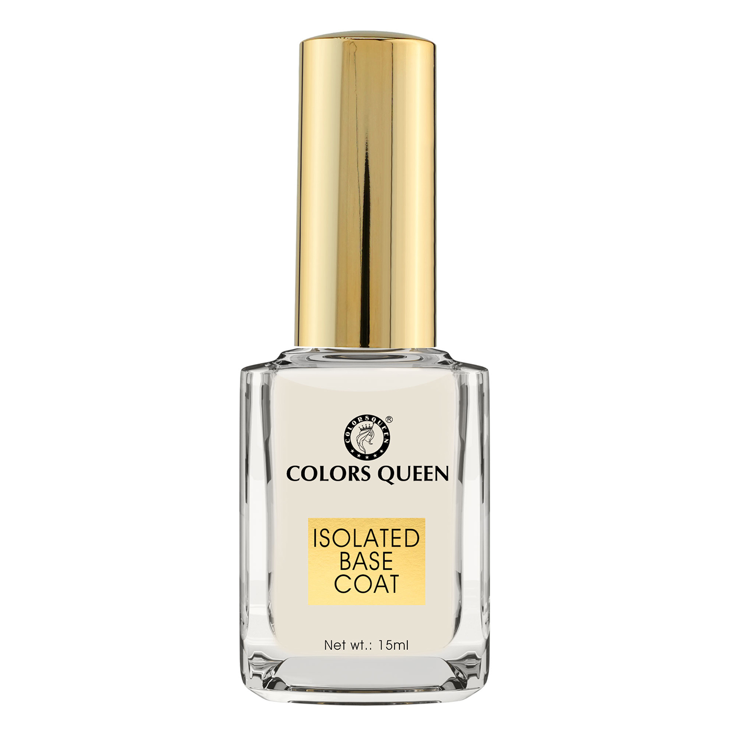 Colors Queen Isloated Base Coat Nail Care – 15ml | Quick Drying, Long Lasting & Chip Resisting Formula