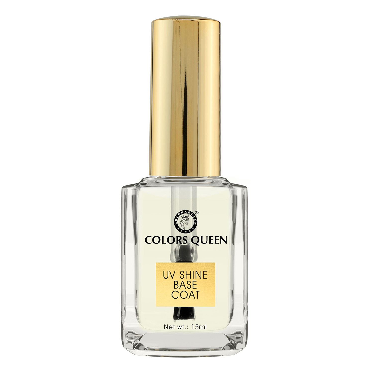 Colors Queen UV Shine Base Coat Nail Care – 15ml | Quick Drying, Long Lasting & Chip Resisting Formula (UV Shine Base Coat)