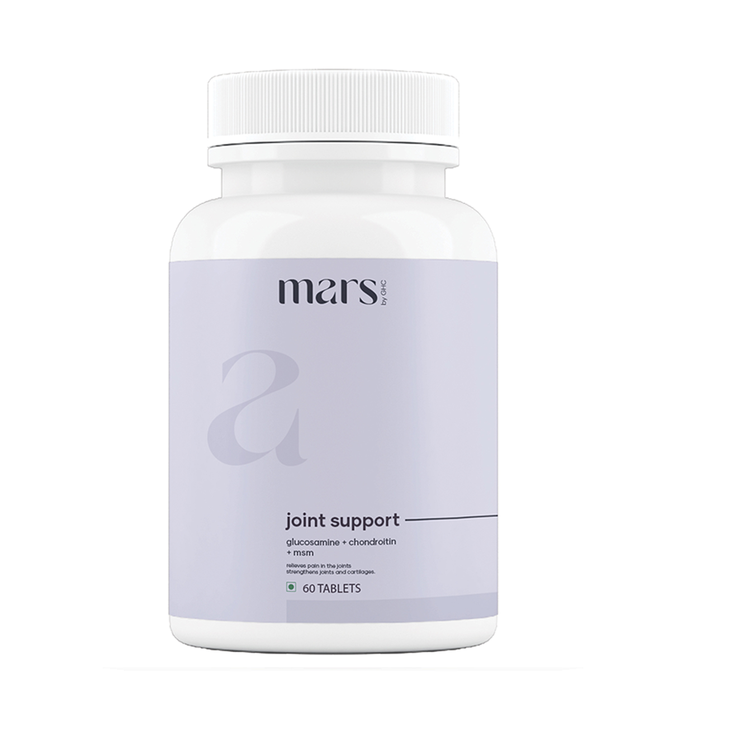 mars by GHC Joint Support Tablets With Glucosamine, Chondriotin, MSM For Joint Strength & Mobility - 60 Tablets