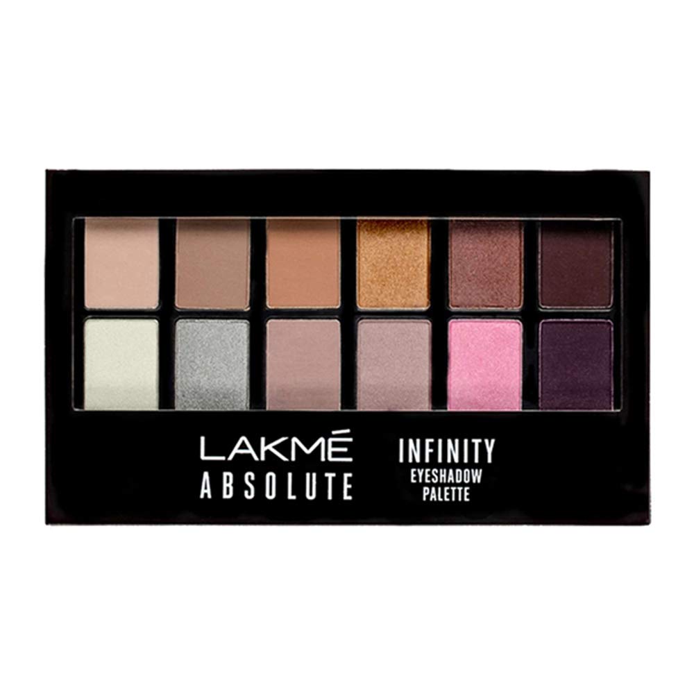 Lakme Absolute Infinity Eye Shadow Palette, Soft Nudes, 12 g