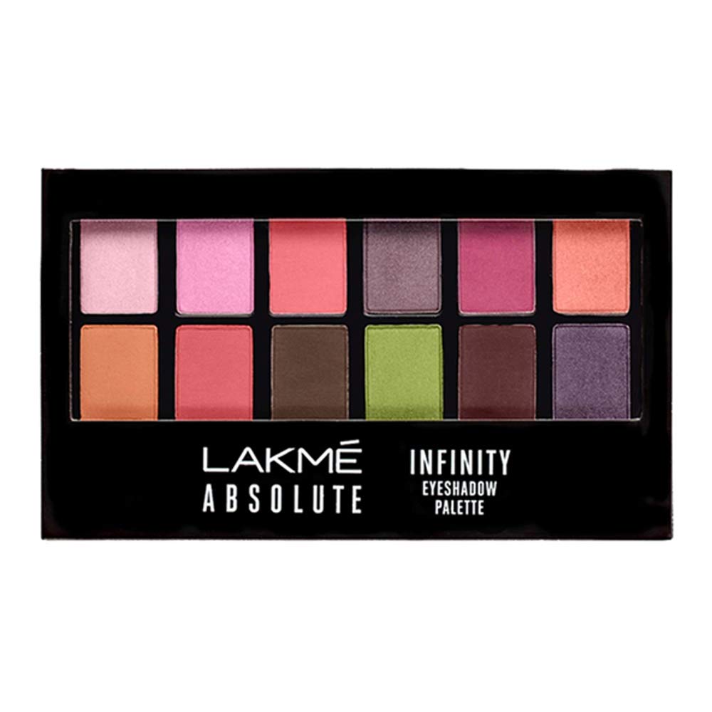 Lakme Absolute Infinity Eye Shadow Palette, Pink Paradise, 12 g