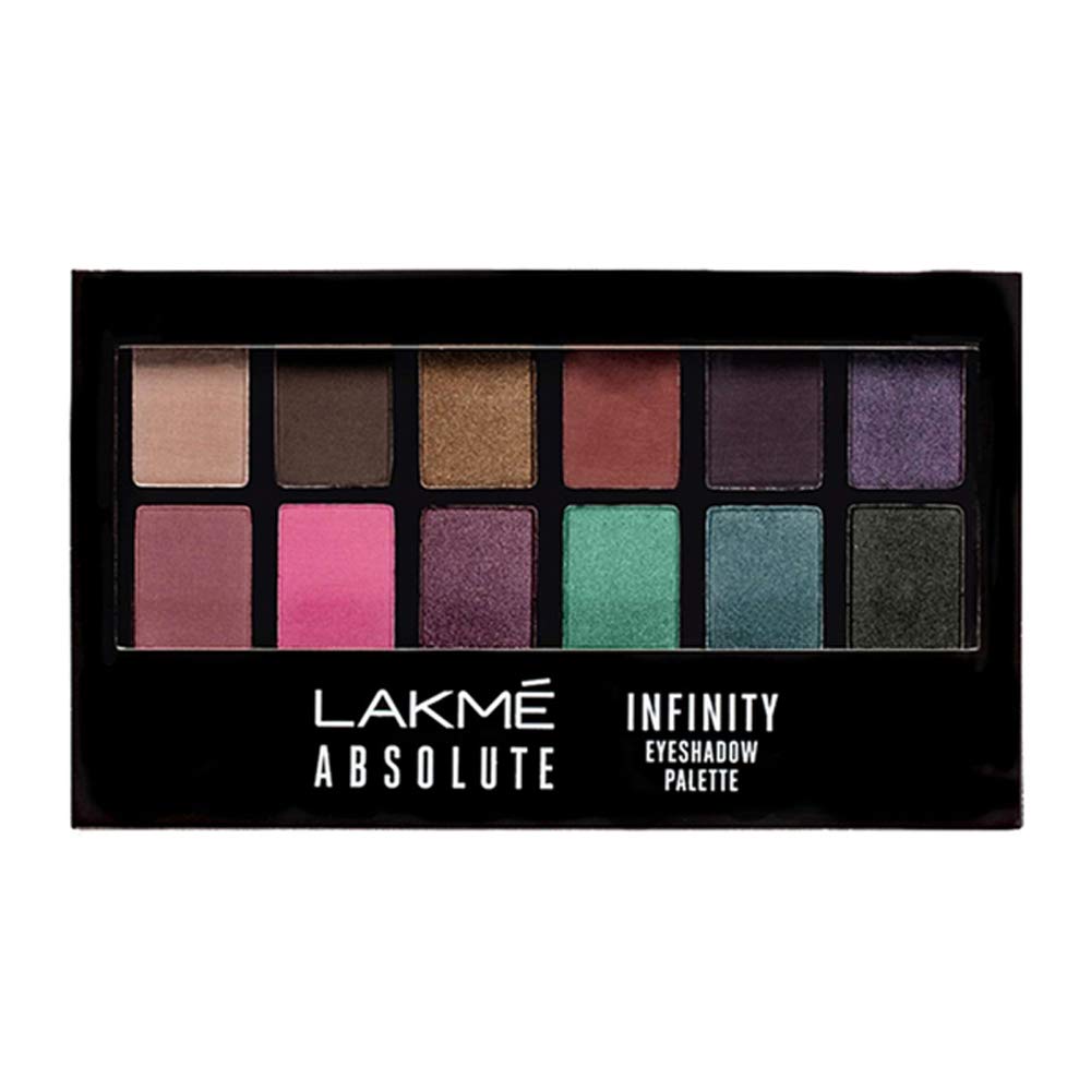 Lakme Absolute Infinity Eye Shadow Palette, Midnight Magic, 12 g