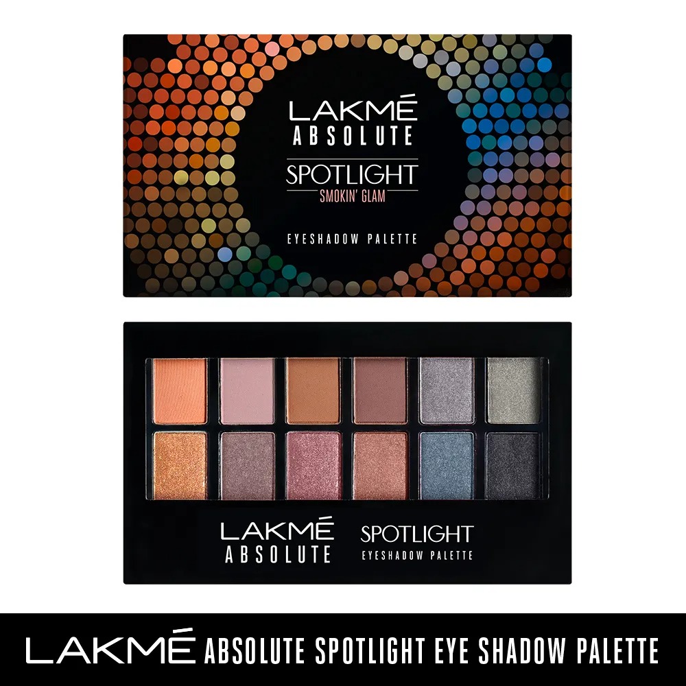 Lakmé Absolute Spotlight Eye Shadow Palette, Stilettos, 12 g