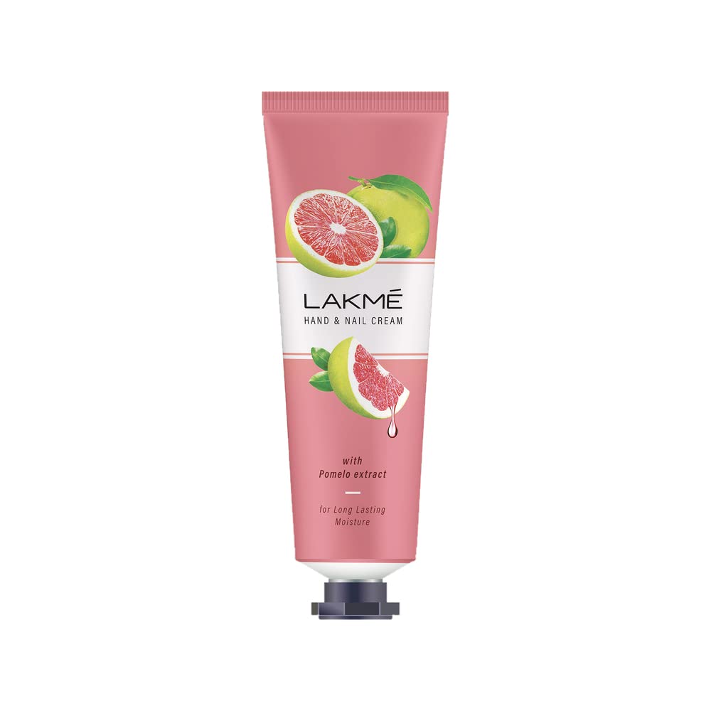 Lakme Hand & Nail Cream with Pomelo, Pentavitin and Almond Oil 30g