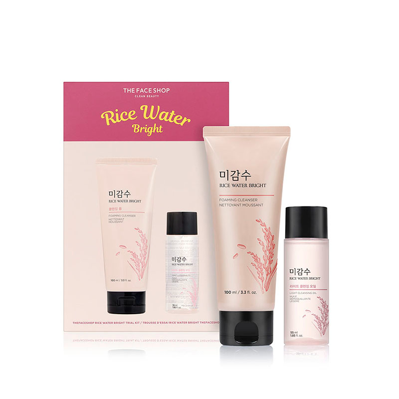 The Face Shop 2 Step Rice Water Bright Cleansing Kit