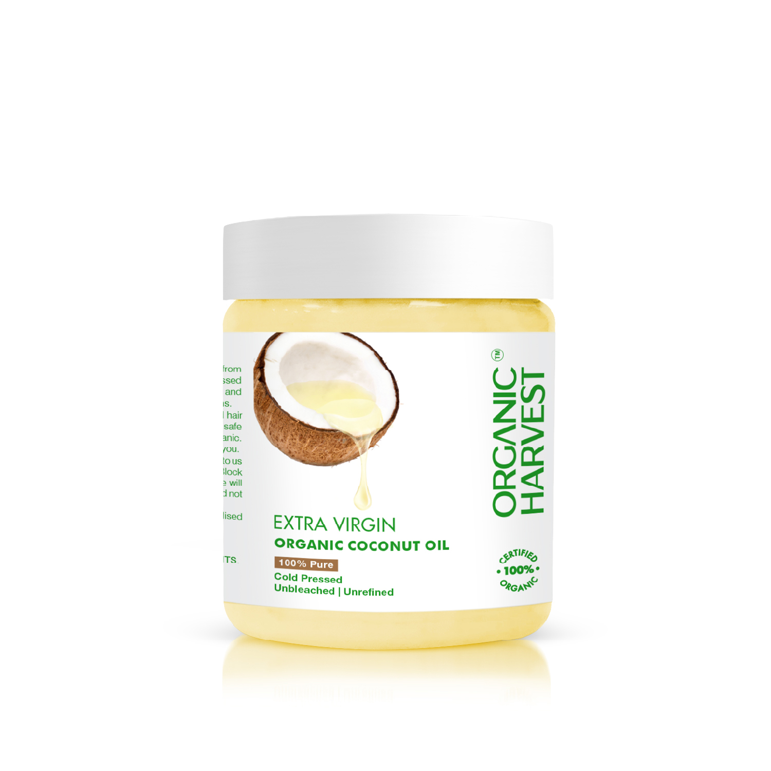 OH Extra Virgin Organic Coconut Oil: 100% Pure - 200ml
