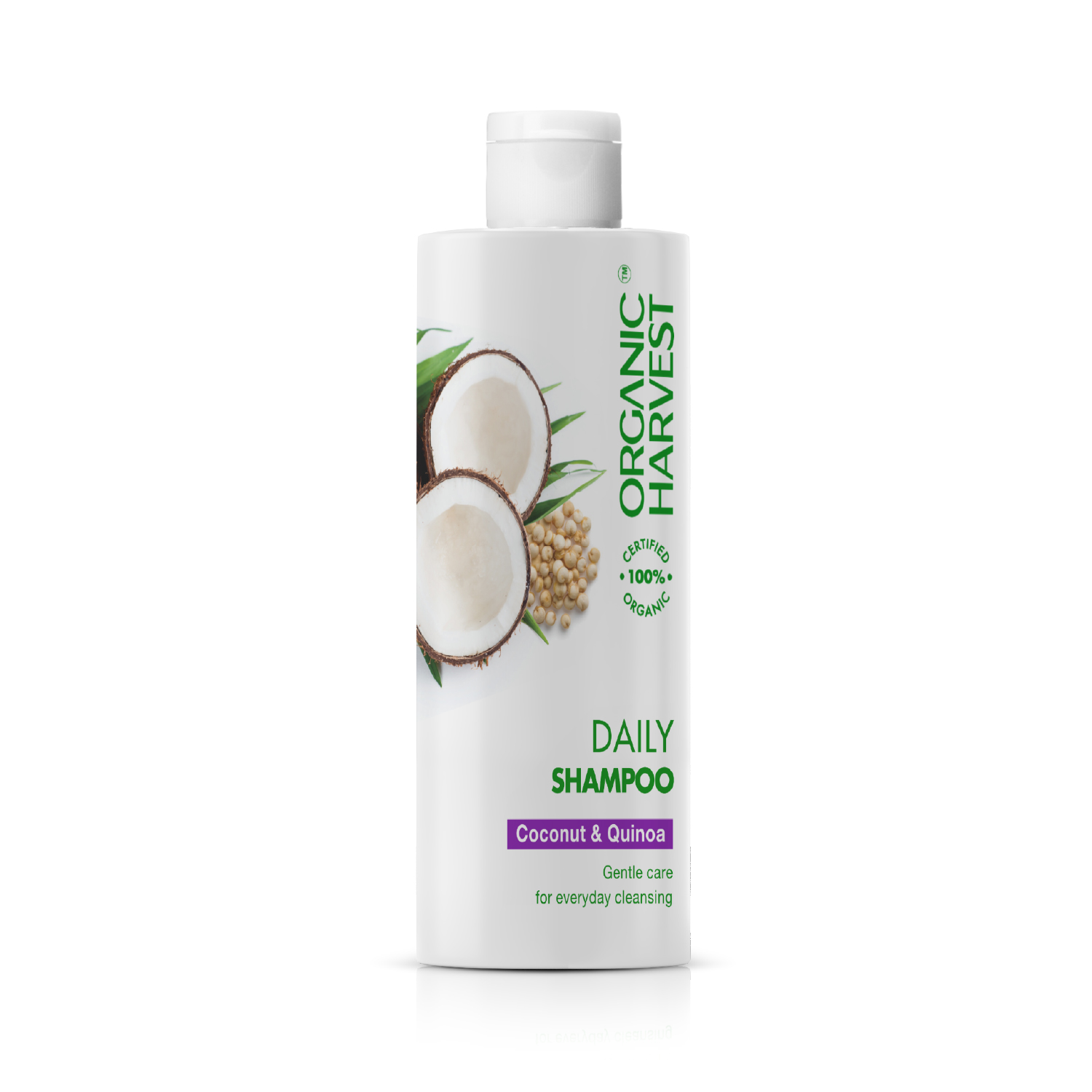 Organic Harvest Daily Shampoo For Men/Women With Coconut & Quinoa Extract | For All Types of Hairs
