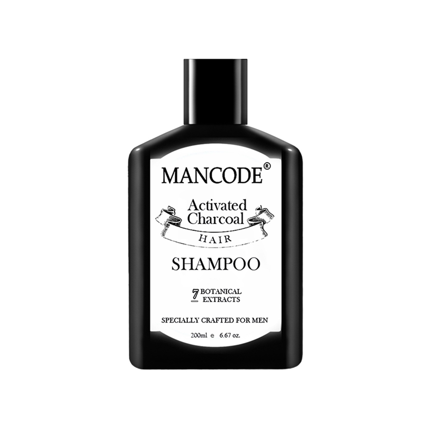 Mancode Charcoal Shampoo, 200ml