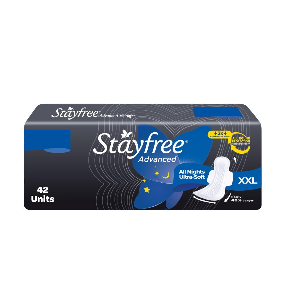 Stayfree Advance All Nights Ultra-Soft XXL 42s