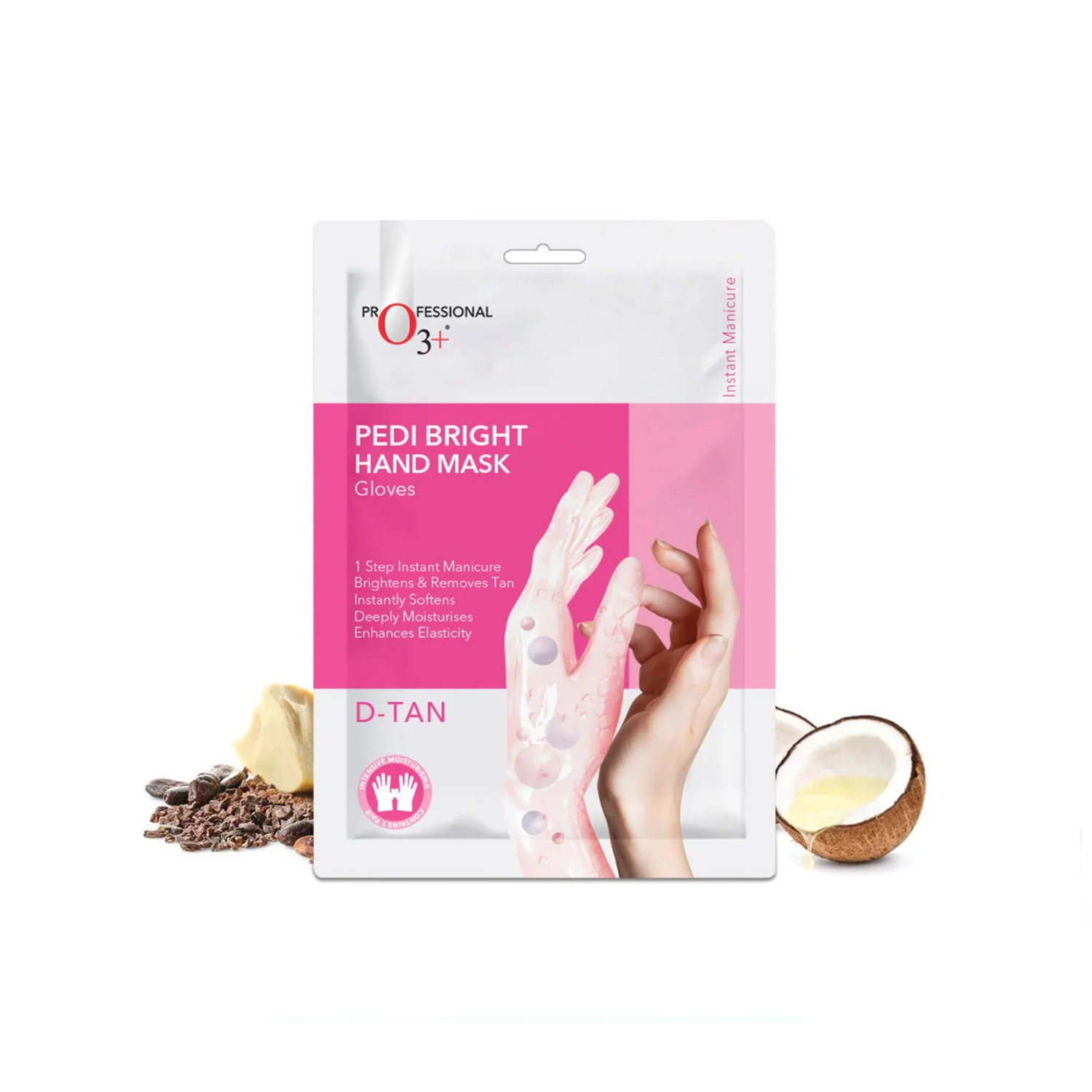 O3+ Pedi Bright Hand Gloves Cream Mask