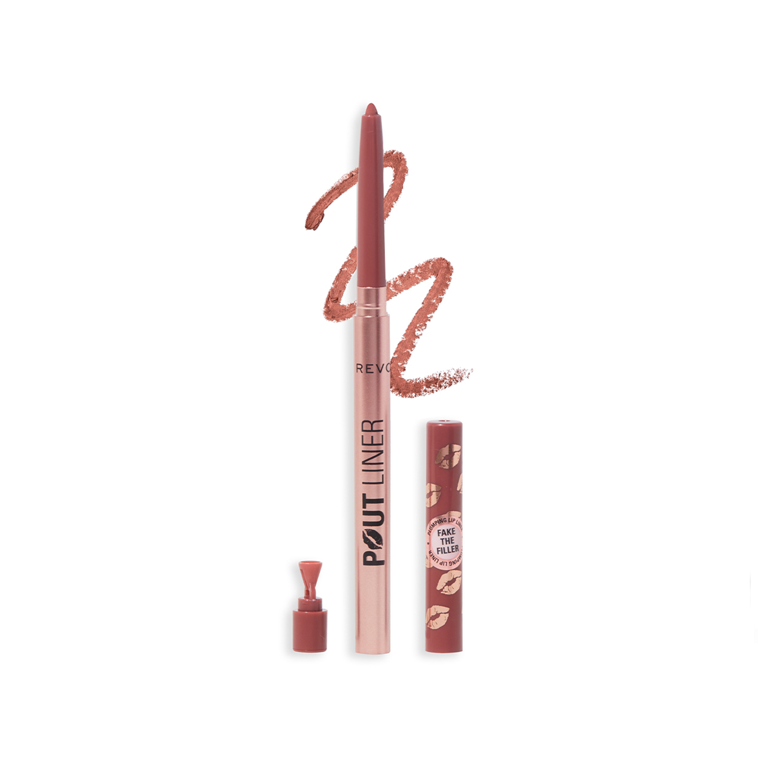 Makeup Revolution Pout Bomb Plumping Lip Liner Doll Cool Nude
