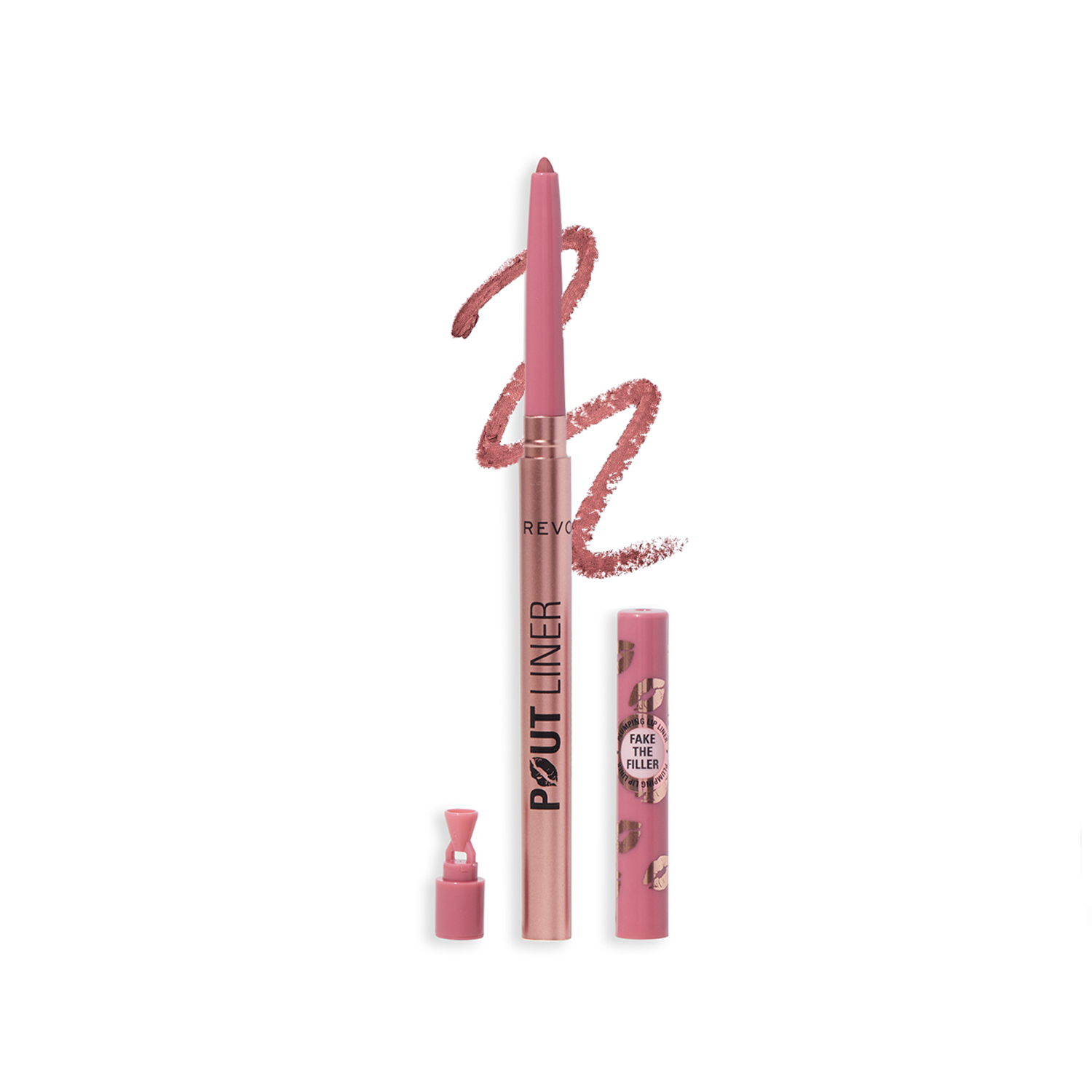 Makeup Revolution Pout Bomb Plumping Lip Liner Kiss Baby Pink