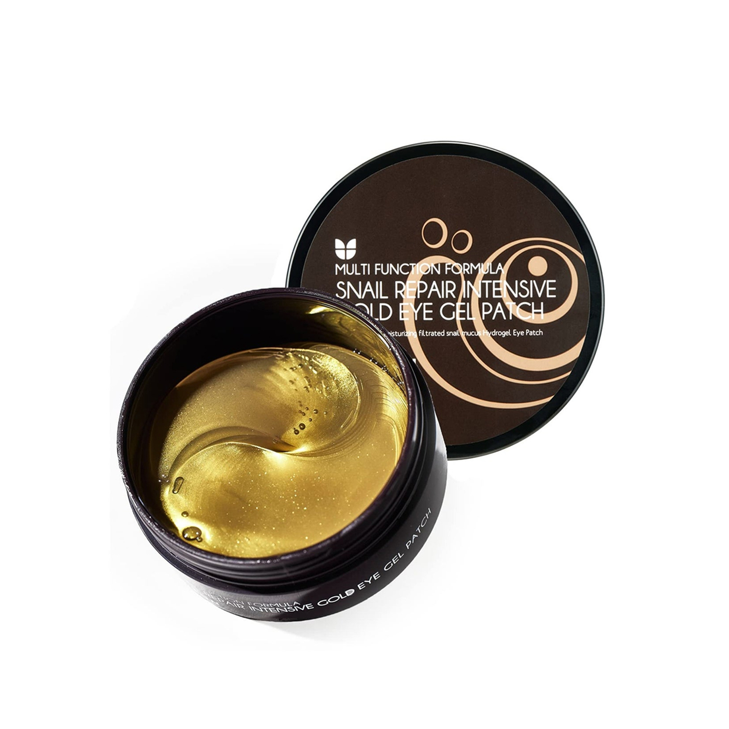 MIZON SNAIL INTENSIVE GOLD EYE GEL PATCH for Dark Circles, Moisturising Eye Serum Mask, Cooling Hydrogel for Under Eye Bags, Reduces Wrinkle 30 PAIRS (Gold & Snail)