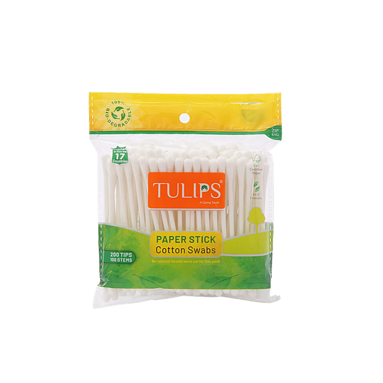 Tulips 100Pcs RSB Bag_Paper Sticks
