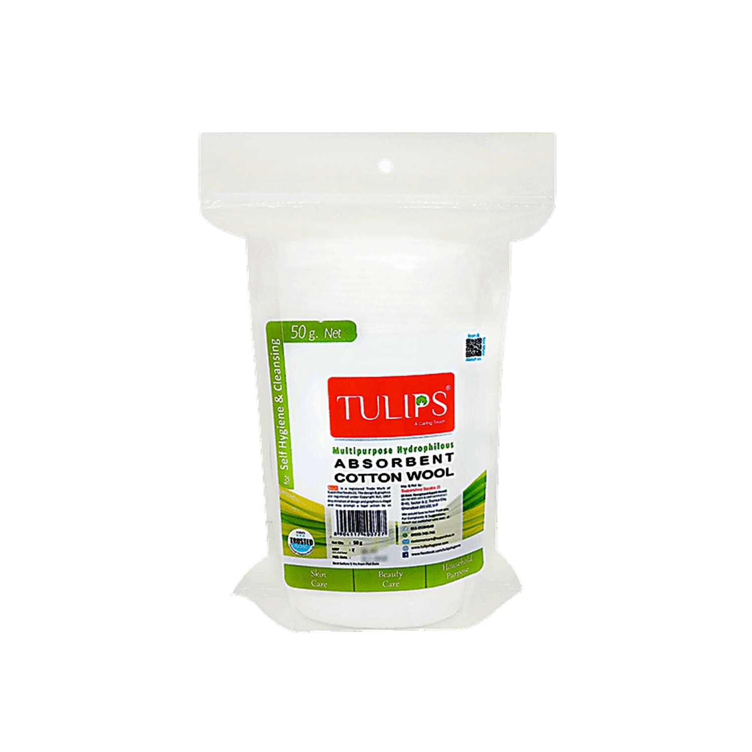 Tulips 50g Absorbent Roll (Lint Free)