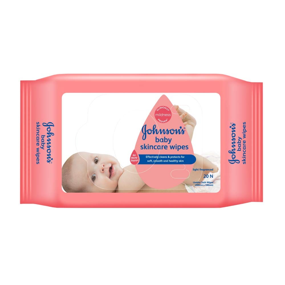 Johnson's Baby Skincare Wipes 20's