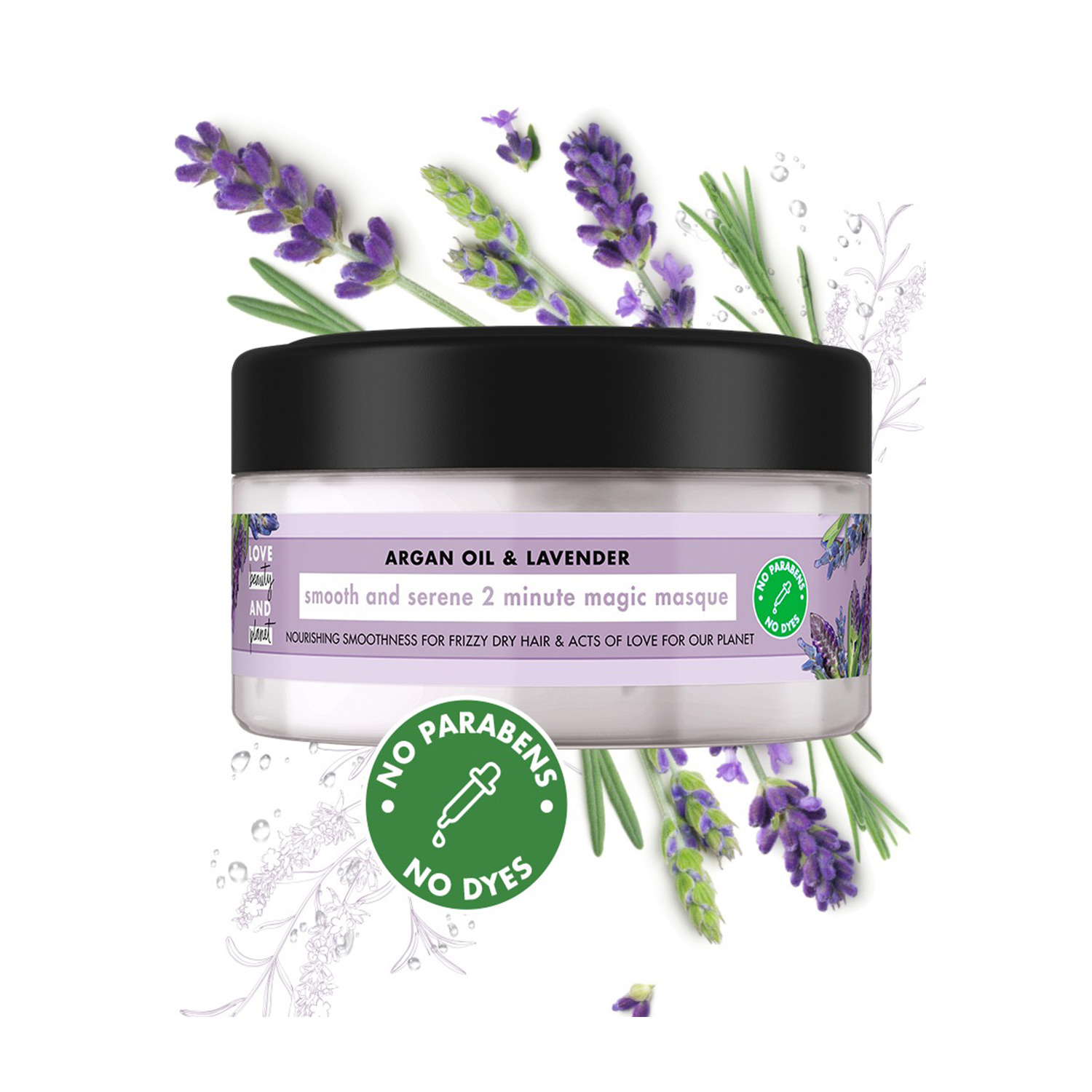 Love Beauty & Planet Argan Oil & Lavender Hair Mask, 200ml