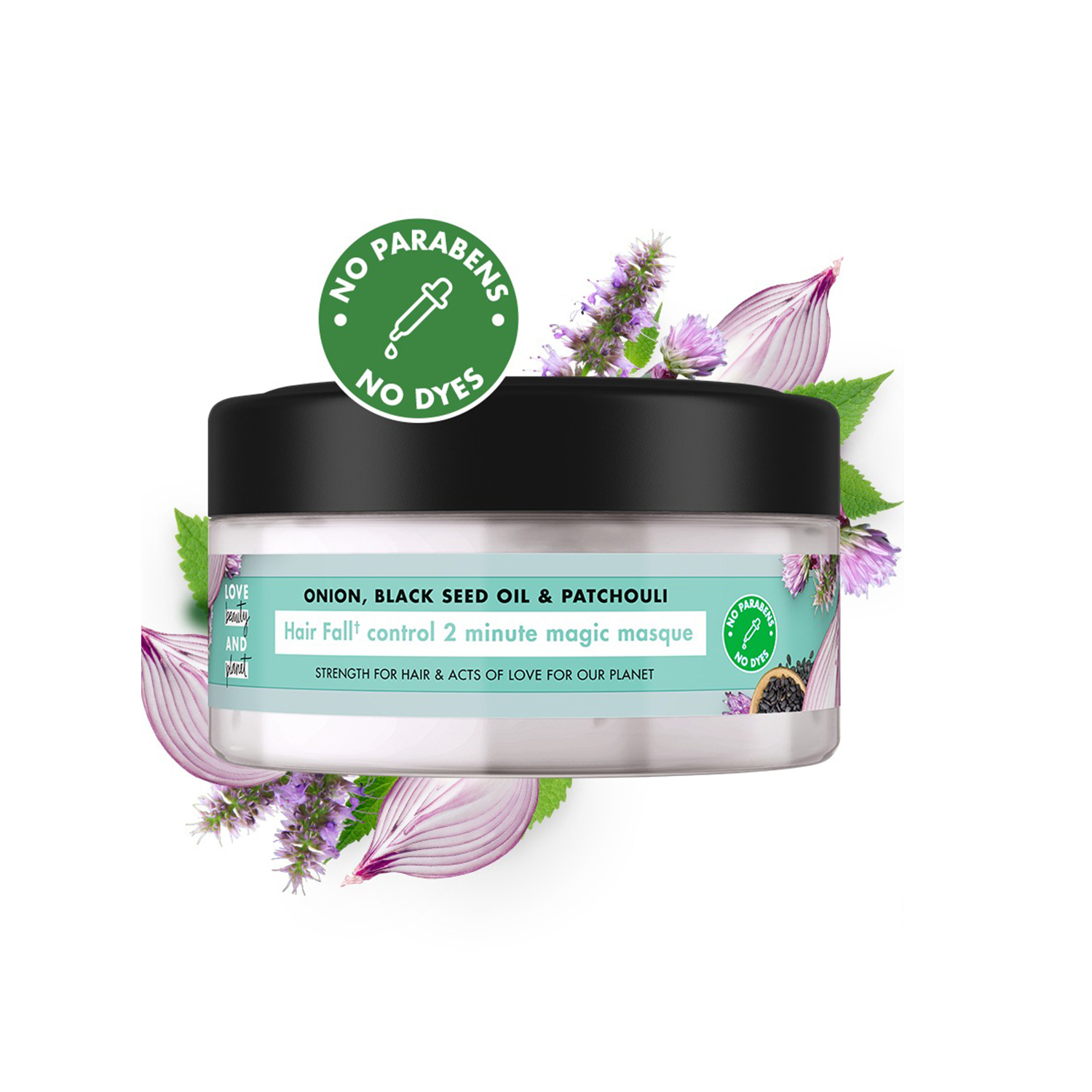 Love Beauty & Planet Onion Black Seed & Patchouli Hair Mask, 200ml