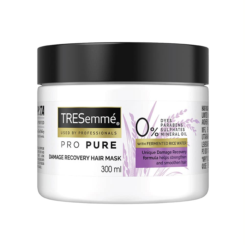 TRESemme Pro Pure Damage Recovery Mask|| with Fermented Rice Water|| Sulphate Free & Paraben Free|| for Damaged Hair|| 300 ml