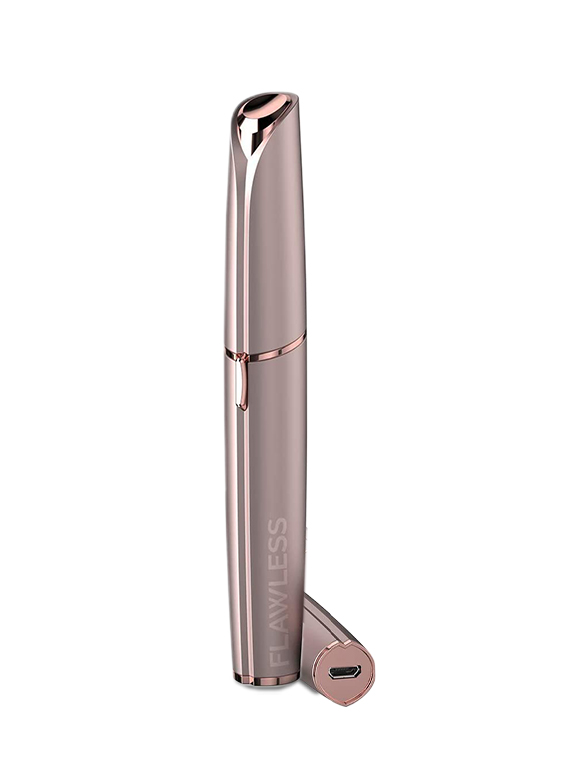 Finishing Touch Flawless Original Rechargeable Eyebrow Hair Trimmer and Shaper, Blush