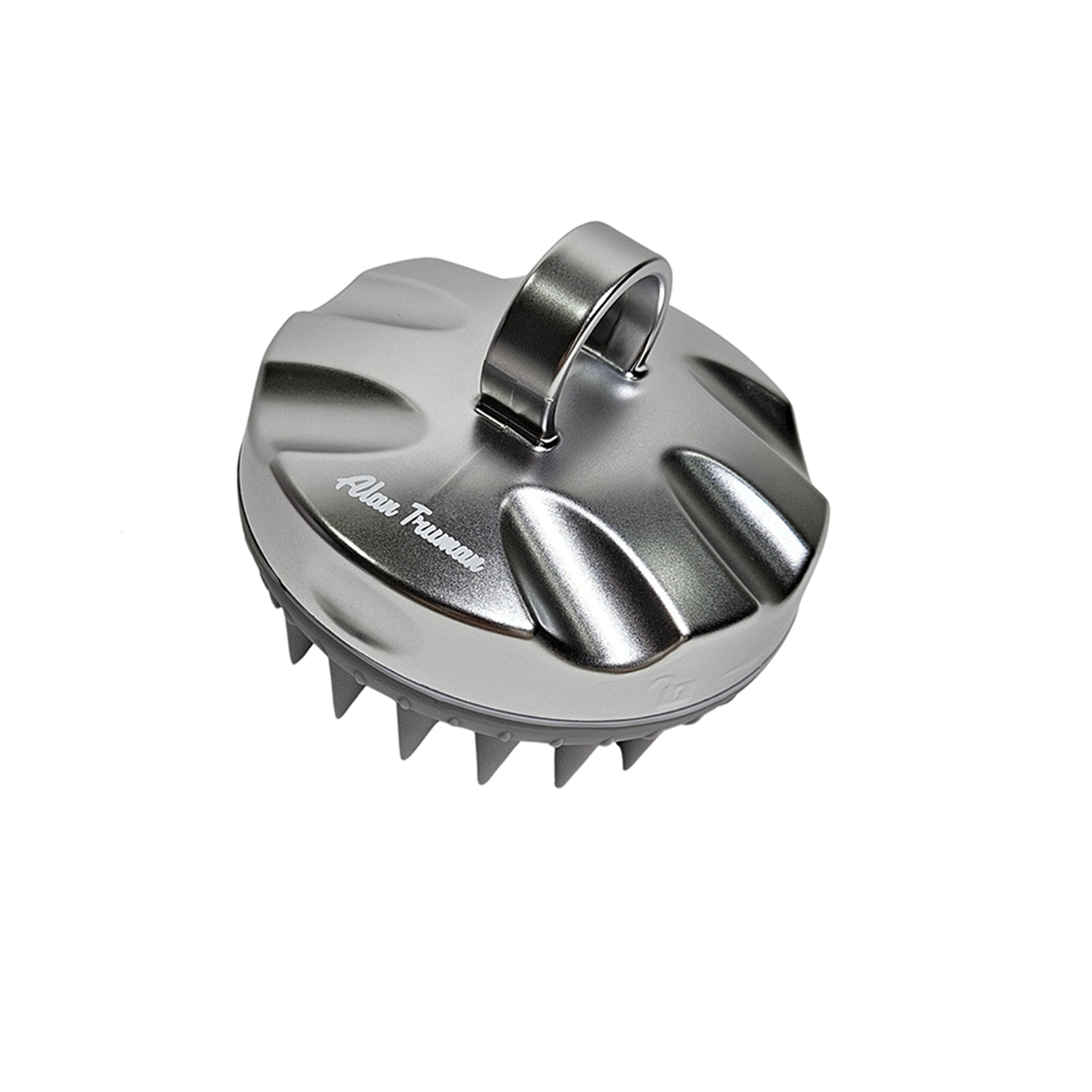 Alan Truman Scalp SOS - Scalp Massage & Shampoo Brush - Metallic Silver