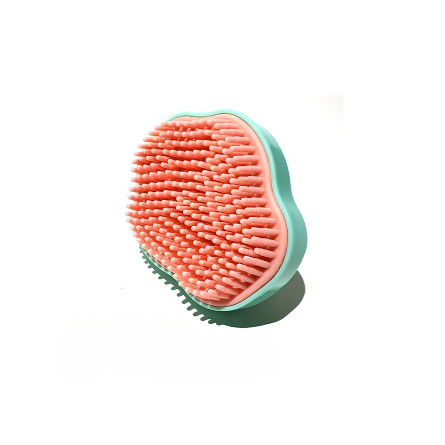 Alan Truman Super-Soft Shampoo & Scalp Massage Brush - Green/Pink 