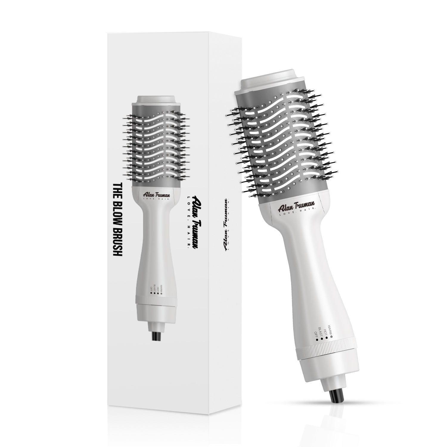 Alan Truman The Blow Brush Silver Ceramic 