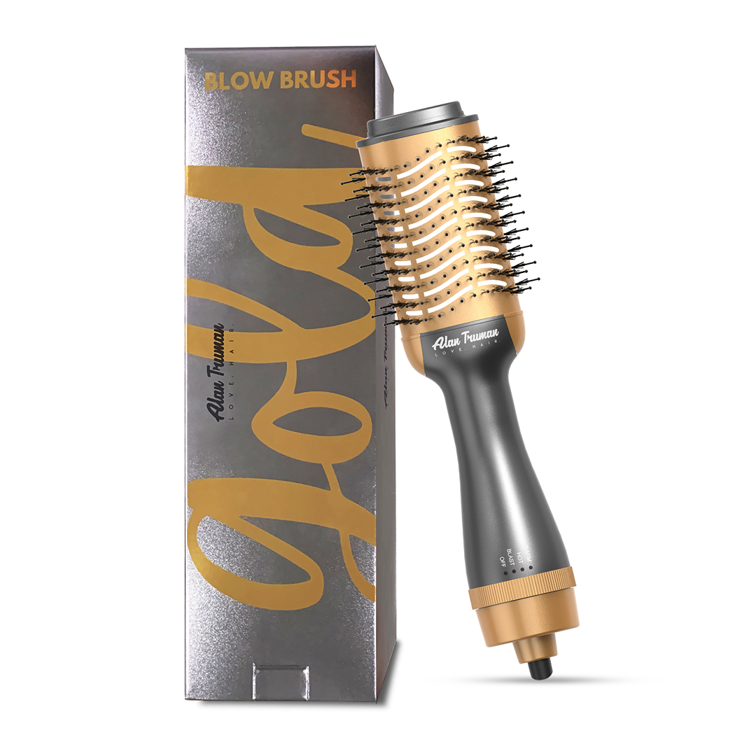 Alan Truman The Blow Brush Grey Gold Ceramic 