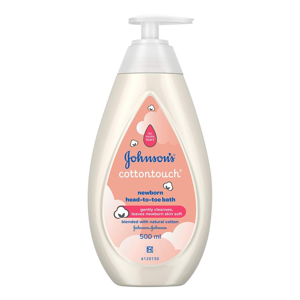 Johnson's cottontouch newborn head-to-toe bath 500ml