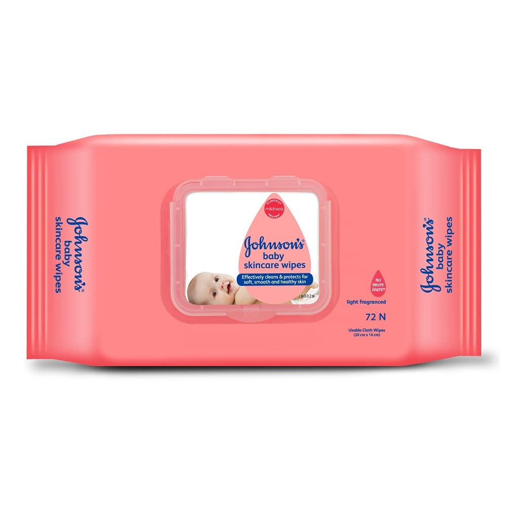 Johnson's Baby Skincare Wipes 72s Twin Pack