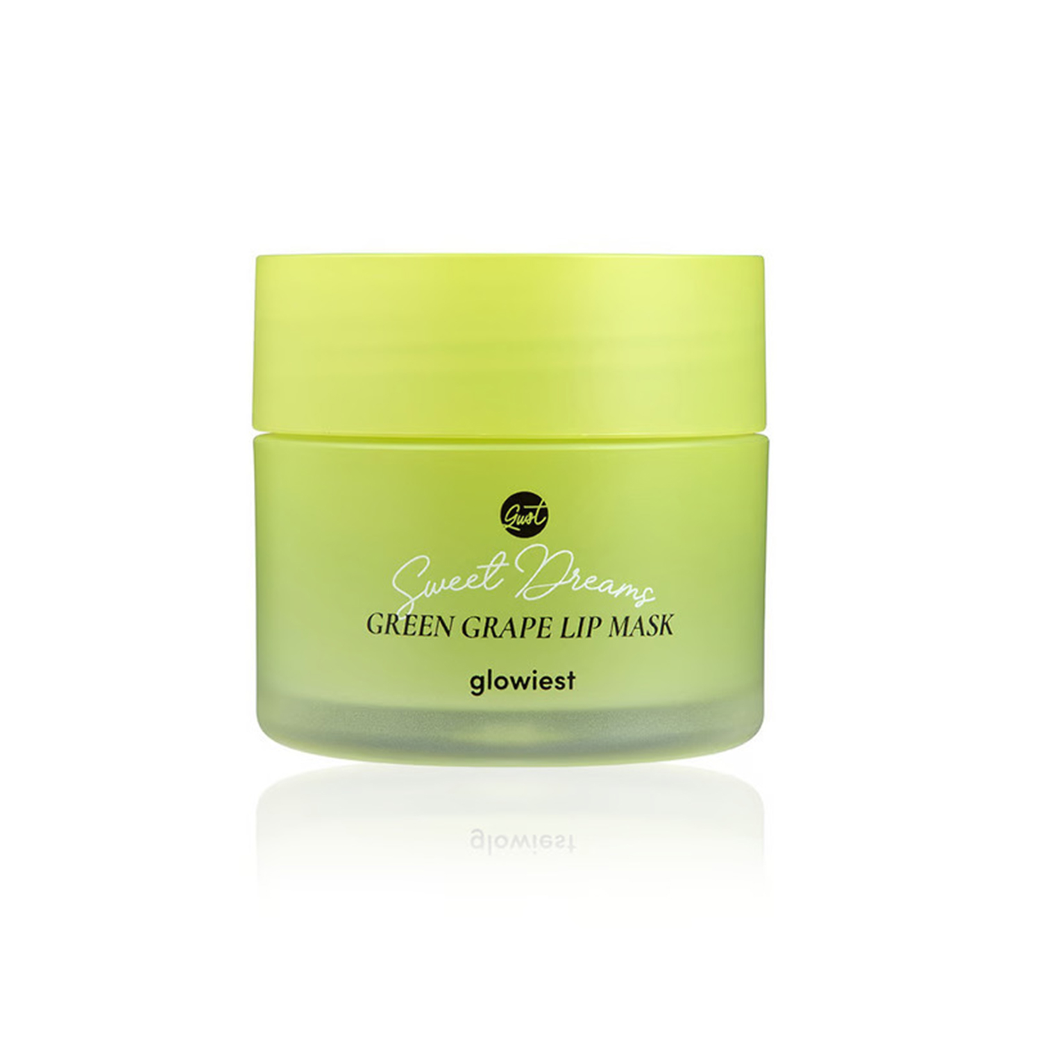 glowiest Sweet Dreams Green Grape Korean Lip Mask - Non-Sticky Lip Sleeping Mask, With Hyaluronic Acid & Vitamin C