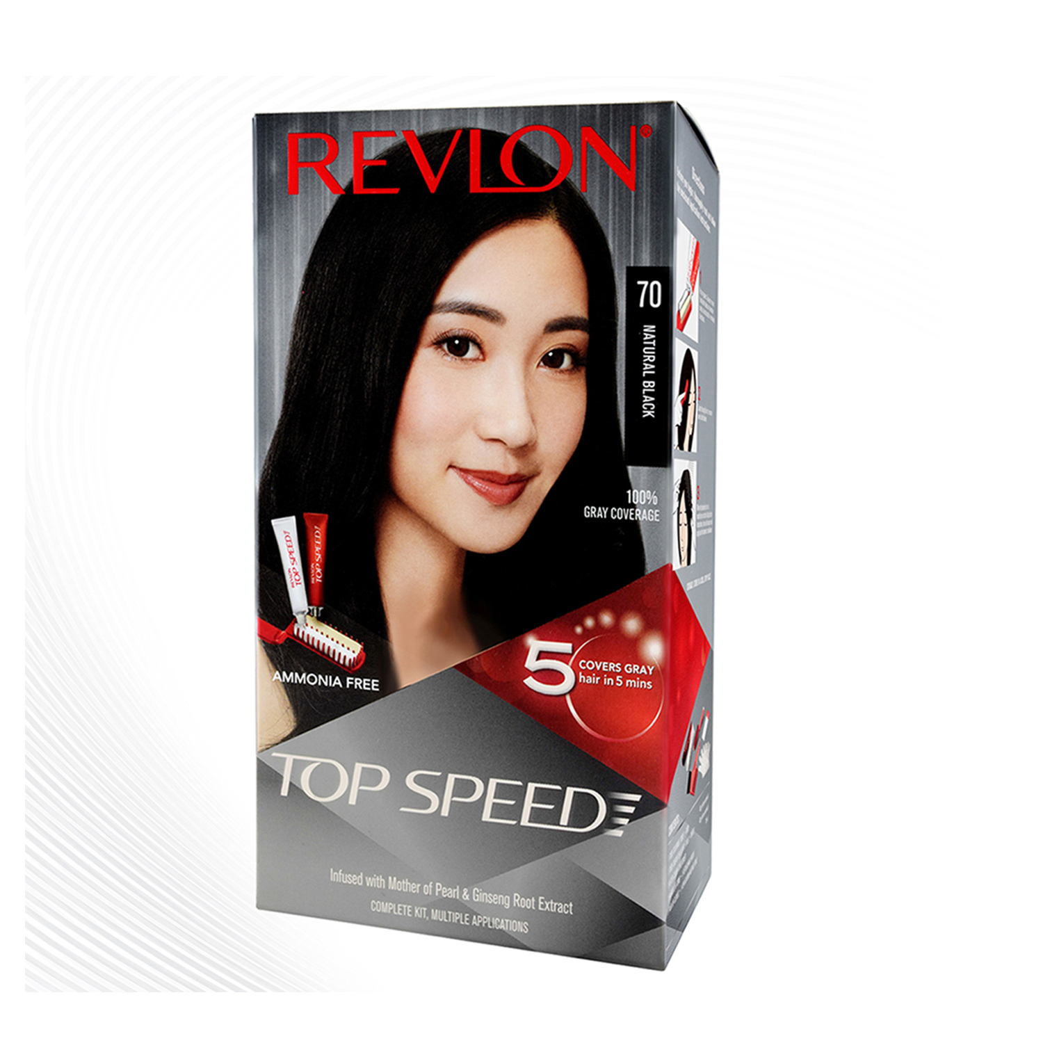 Top Speed Hair Color - Women-Natural Black 70