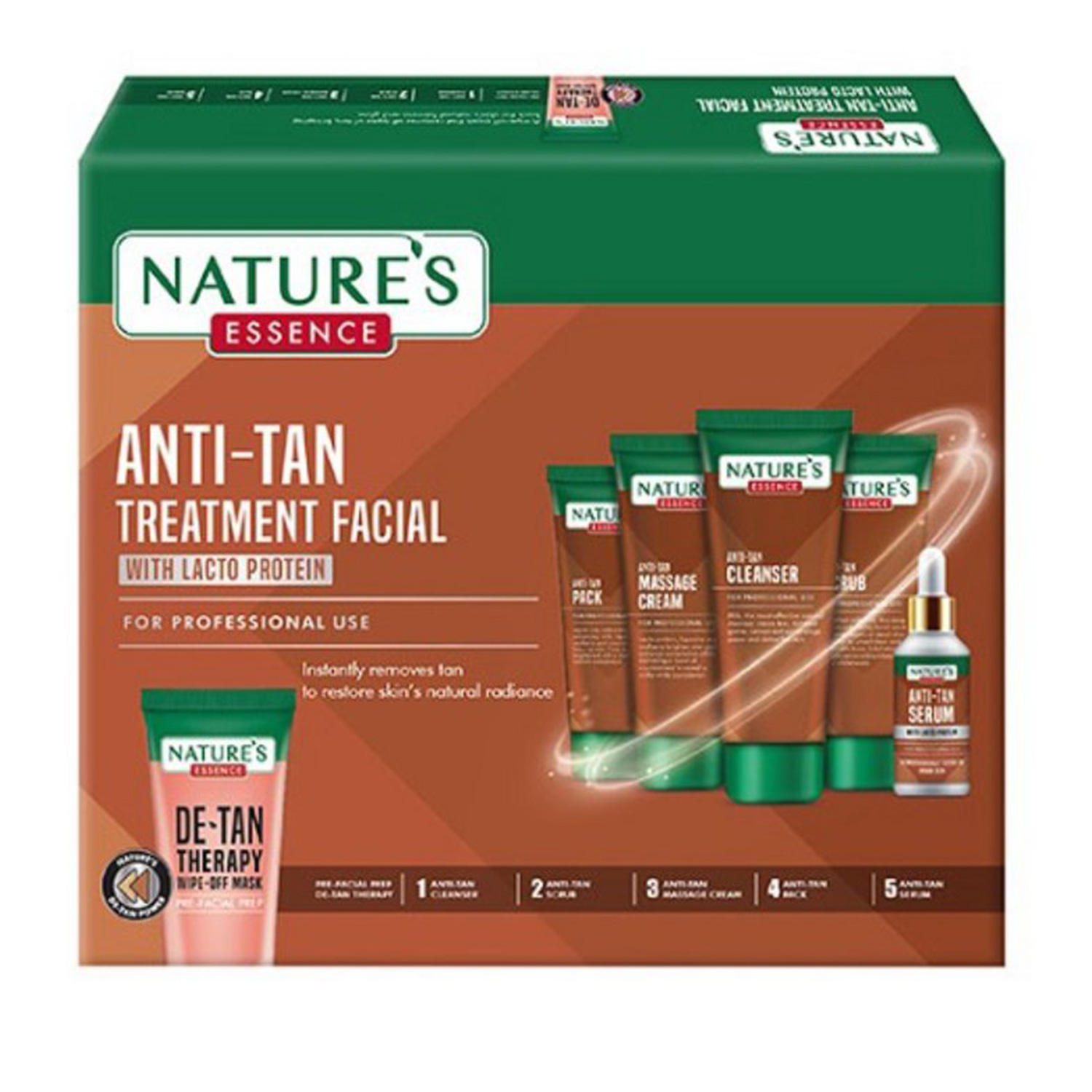 Nature's Essence Anti Tan Treatment Facial Kit with Lacto Protien