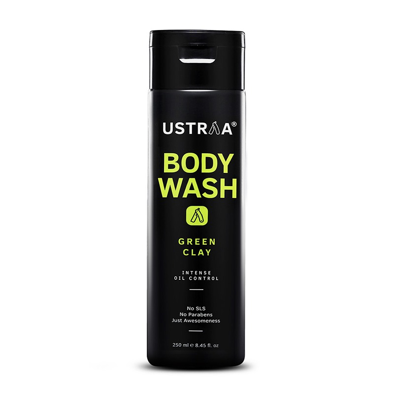 Ustraa Body Wash-Green Clay 250ml