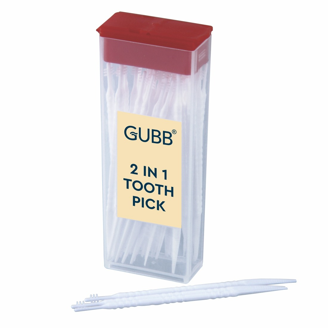 GUBB Dental Tooth Picks Sticks Plastic, 50s
