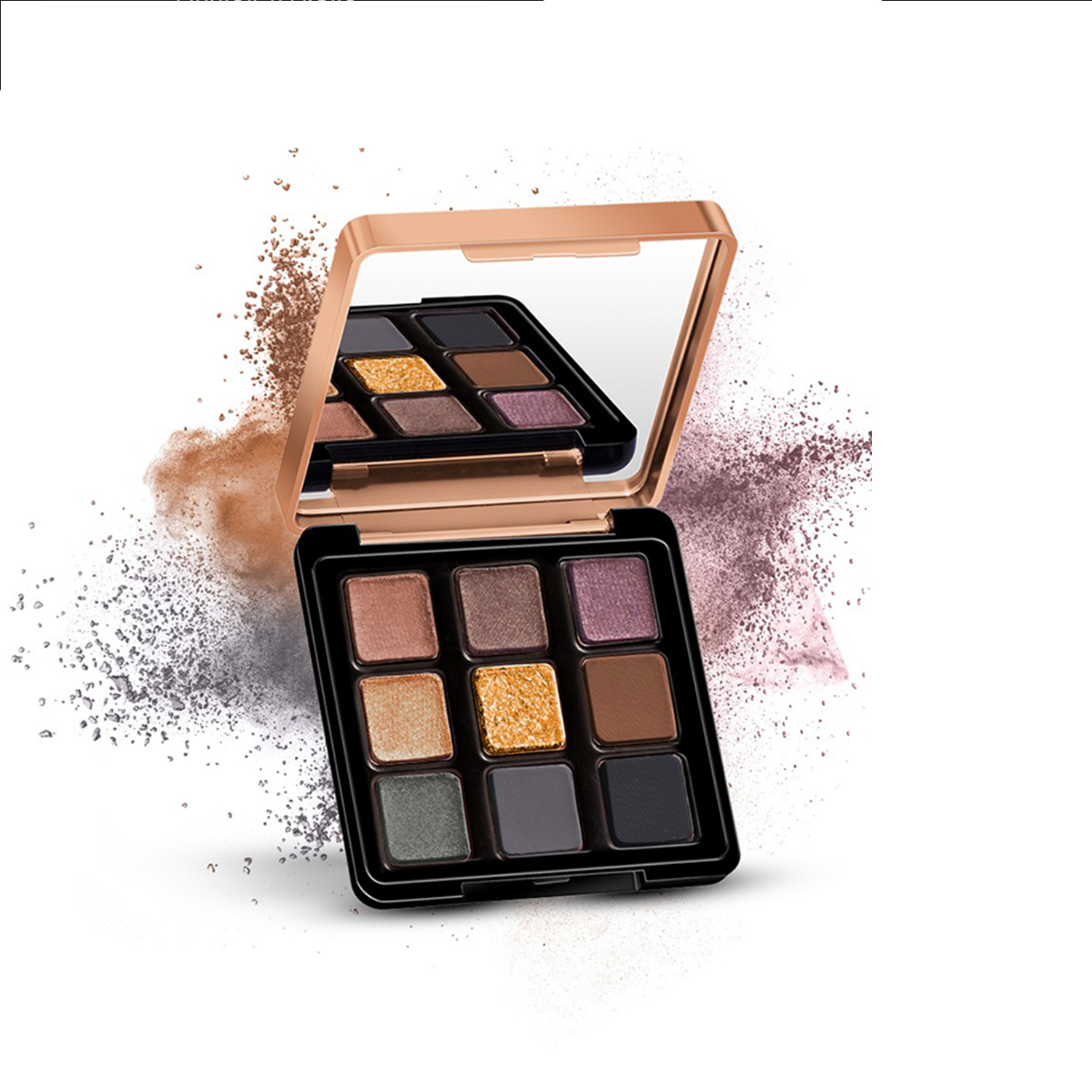 Manish Malhotra Beauty By MyGlamm 9 In 1 Eyeshadow Palette-Rendezvous-9gm