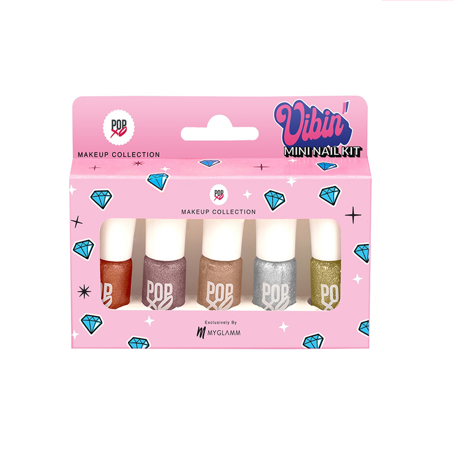 MyGlamm POPxo Makeup Collection -Mini Nail Kit-Vibin'-15ml