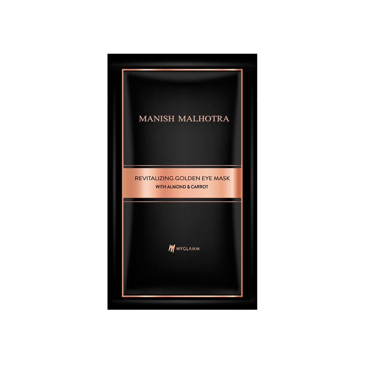 Manish Malhotra Beauty By MyGlamm Revitalizing Golden Eye Mask With Almond & Carrot-4gm