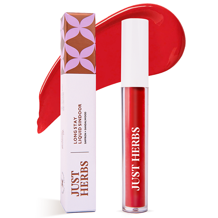 Just Herbs Long Stay Liquid Sindoor - 01 Ruby Red