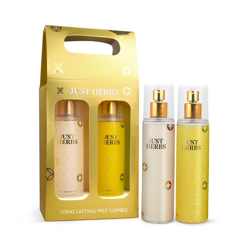 Just Herbs Long Lasting Mist Combo (Creamy Serenity Set)