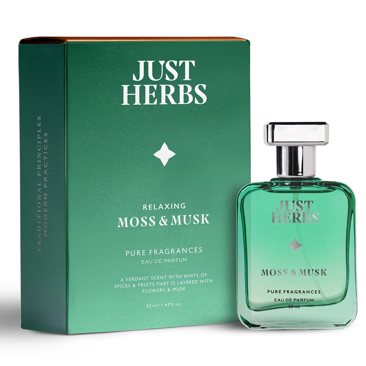 Just Herbs Relaxing Moss & Musk Eau De Parfum - 50 ml