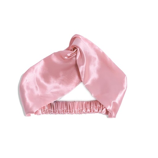 GUBB Satin Headband | Elastic Head Band (Rose Gold Headband)