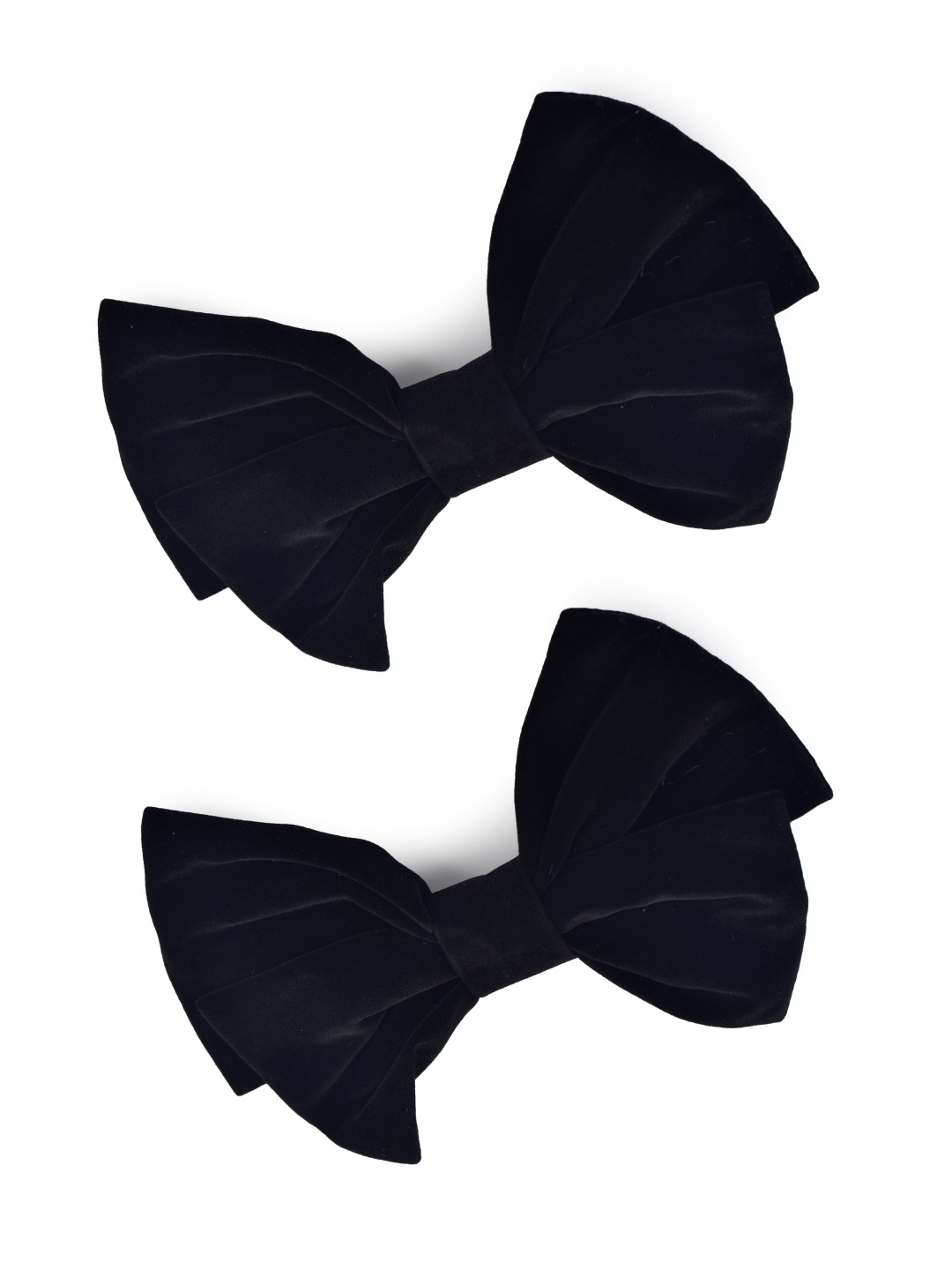 GUBB Bow Delight Hair Clips Set for Girls & Women | Hair Clips/Pins/Hair Accessories for Girls & Women (2 Piece Bow Ribbon Clips)