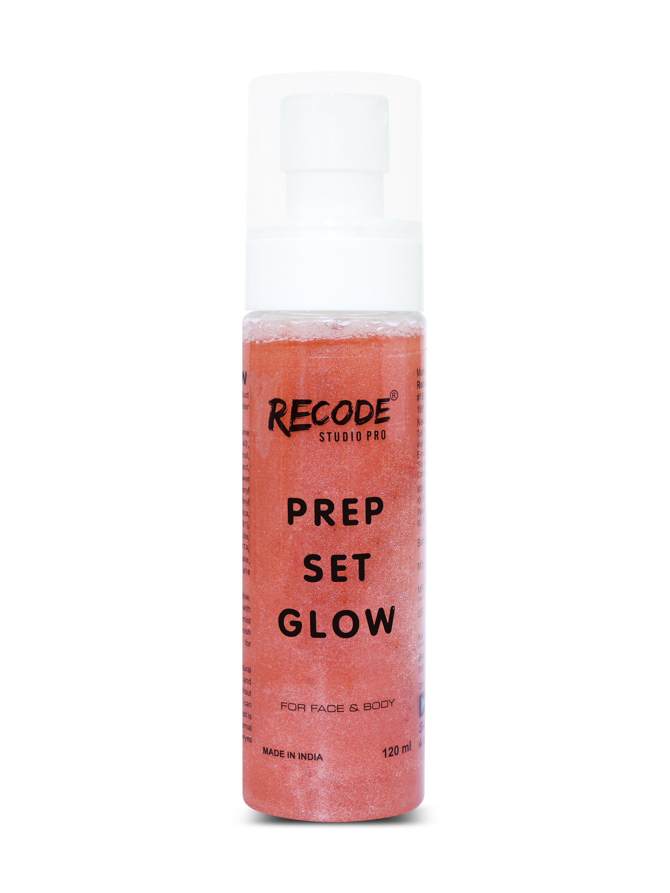Recode Prep Set Glow-120 ML with Pink Shimme