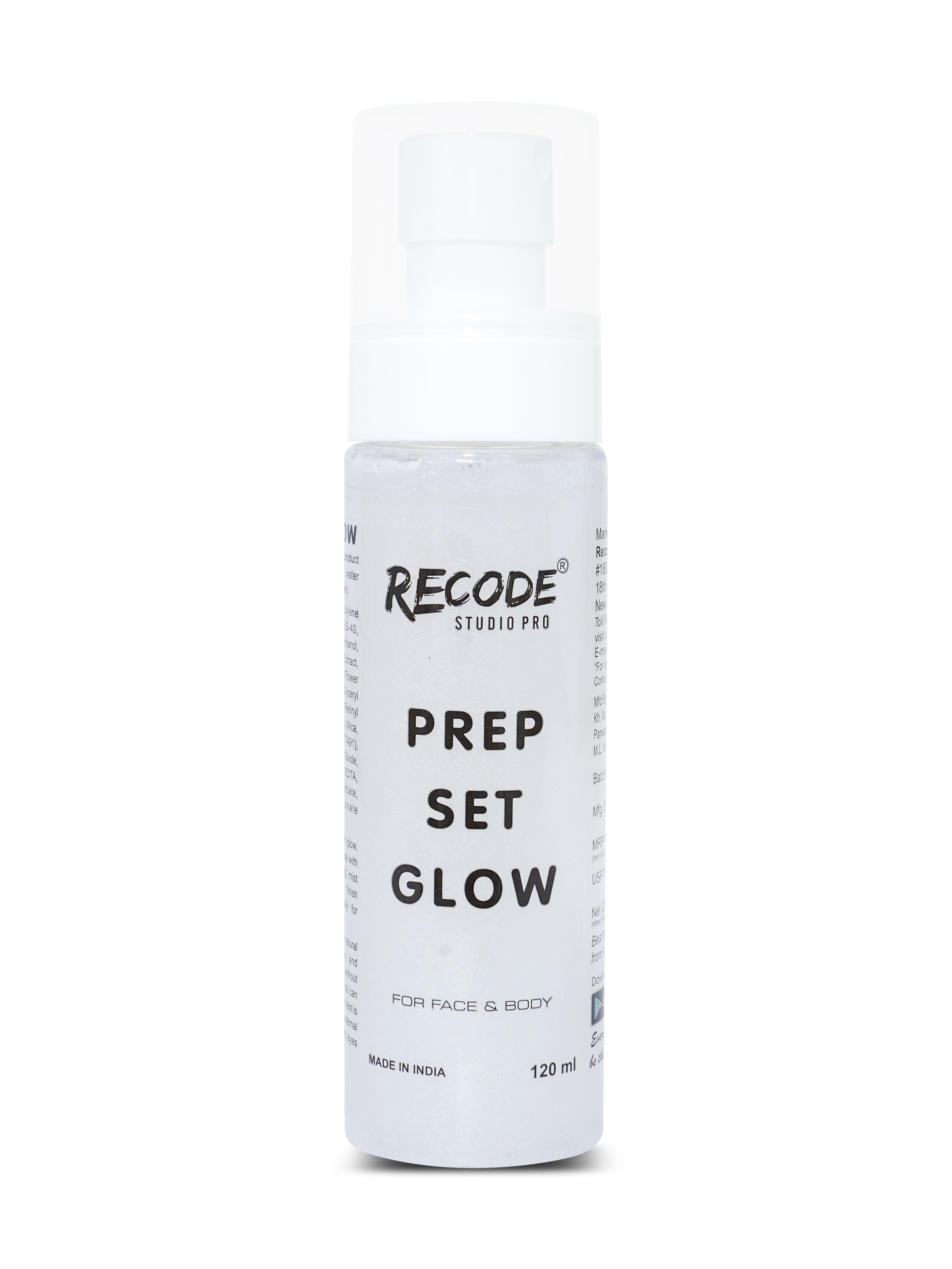 Recode Prep Set Glow-120 ML with Silver Shimmer