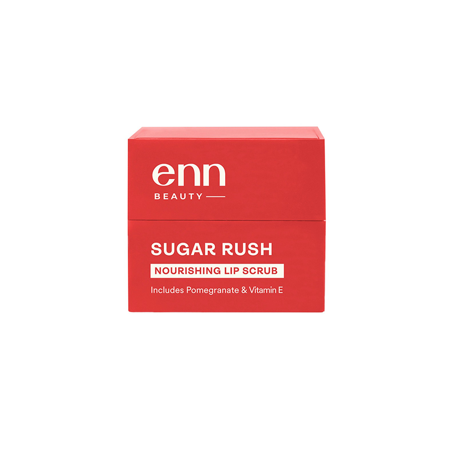ENN Beauty Sugar Rush Tinted Lip Scrub with Vegetarian Squalene, Shea & Kokum Butter -6g